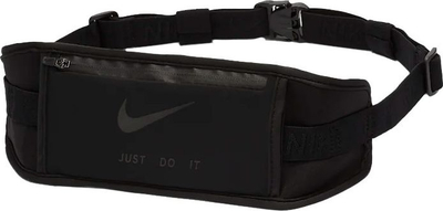 Rrip beli Nike Race Day për vrapim, me xhep me zinxhir, rrip i rregullueshëm, i zi