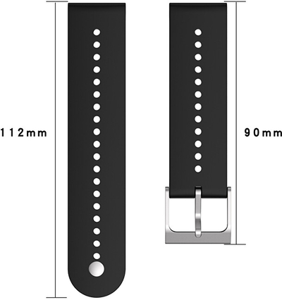 Rrip ore 4wrist Suunto Vertical/9 Peak Pro/9 Peak/5 Peak 22 mm, i kaltër