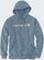Bluzë me kapuç Carhartt Signature Logo, pambuk, S, blu e çelët