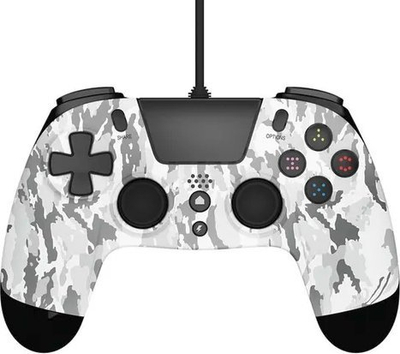 Kontroller Gioteck VX-4 Camo, me kabllo, i bardhë