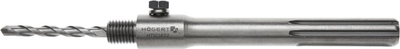 Adapter SDS Max Hogert HT8D492, për korona 160 mm, çelik kromo‑vanadium, gri metalik