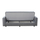 Divan-Shtrat 3-ulëse 220×77×83 cm (HM3074.03), gri