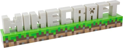 Lampë nate Paladone Minecraft Logo PP8759MCF, LED, USB, shumëngjyrëshe