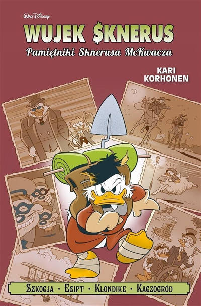 Libër komik Disney Duckburg Diaries of Scrooge McDuck, Kari Korhonen, me ngjyra, për kalamaj