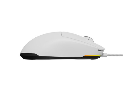 Mouse gaming Genesis NMG-2190, 12000 dpi, me kabllo, i bardhë
