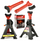 Mbajtëse makine GS Professional, 3T, set 2 copë, çelik