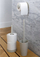 Furçë WC Koziol Rio plastike me filxhan, e bardhë