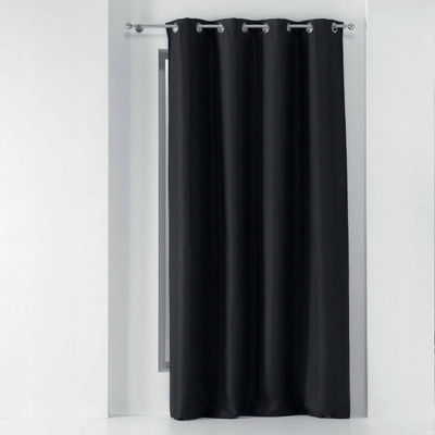 Perde me unaza Tissea Eyelet Curtain, 135 x 240 cm, blackout, antracit