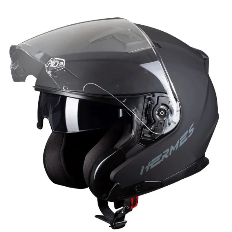 Helmete Motorri Pilot Hermes Sv E Zeze Mat M Pil000kra90