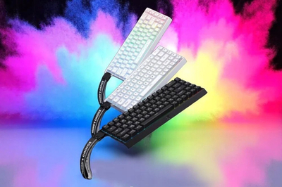 Tastierë mekanike MCHOSE MC Ace68 8, 68 taste, RGB, Ice Blue
