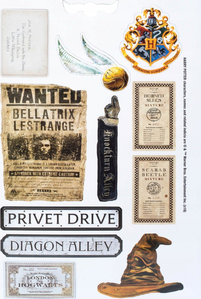 Set magnetësh Pyramid Harry Potter Wizardry, 21 copë, shumëngjyrësh