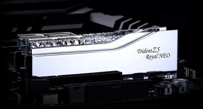 RAM за десктоп G.Skill Trident Z5 Royal Neo RGB DDR5, 96GB 6000MHz CL30, AMD EXPO, сребрена со RGB