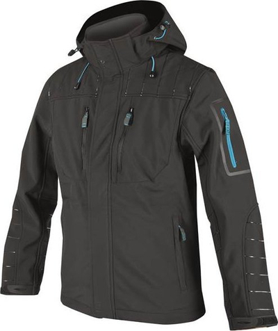 Xhaketë softshell për meshkuj Ardon 4Tech, XXL, rezistente ndaj ujit, e zezë