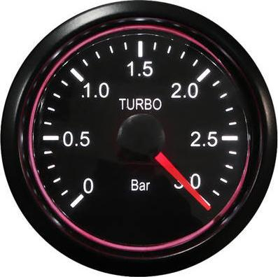 Manometër turbo Auto Gauge T270, 52mm, 0 3 Bar, i zi