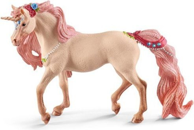 Figurinë lodër Schleich Bayala Decorated Unicorn Mare, njëbrirësh, për fëmijë 5-12 vjeç, rozë