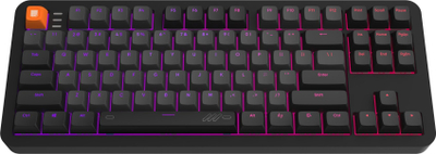 Tastjer Dark Project ALU87B Gamma, mekanike TKL, RGB, me kabllo, e zezë
