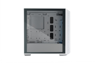 Kasë kompjuteri Cooler Master MasterBox 520, anë xhami transparente, e bardhë