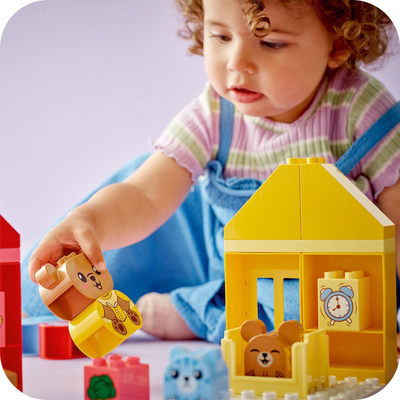 Lodër konstruktore LEGO Duplo Everyday Activities 10414, set edukativ, për fëmijë 18 muaj+