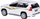 Veture lodër metalike Jokomisiada Toyota Land Cruiser Prado, dritë, tingull, shumëngjyrëshe
