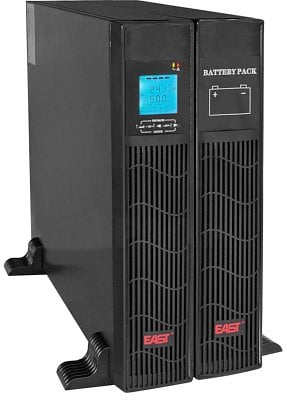 UPS East AT-UPS3000RT-RACK, 3000VA, për rack, i zi