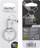 Unazë çelsash Nite Ize DualPass Dual Chamber DDK-11-R3, çelik inoks, argjendtë