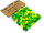 Pompom dekorativ Penword Decorations, green mix, 1 cm, jeshil