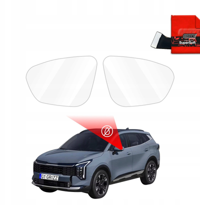 Film mbrojtës për pasqyrat anësore GRIZZ ZeroDrop, për Kia Sportage 5 2025-2026, transparent