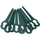 Set aksesorësh për kopsht Garden Accessories, 52 pjesë, 19x2x30cm, jeshil
