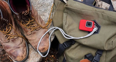 Mbrojtëse silikoni GoPro Sleeve me litarth, për HERO7 HERO6 HERO5 HERO 2018, e kuqe