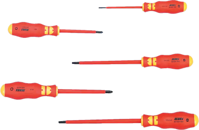 Set kaçavidash VDE, Würth, MINUS/PHILLIPS, ZEBRA, 5 copë