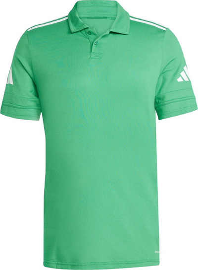 Bluzë polo Adidas Squadra 25 M JY3416 për burra, material poliestër edhe pambuk, e bardhë