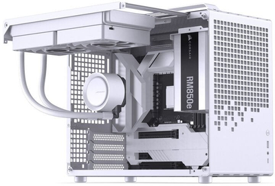 Kутија за компјутер Jonsplus Z20 Mesh, Mini Tower, Micro ATX Mini ITX, бела