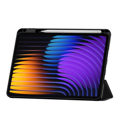 Mbulesë tablet Tech-Protect SC Pen për Xiaomi Pad 7 7 Pro, auto wake sleep, me mbajtëse stylus, e zezë