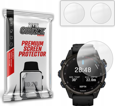 Film mbrojtës ekrani 2 copë për Garmin Descent Mk3i 51mm, kundër gërvishtjeve dhe papastërtive