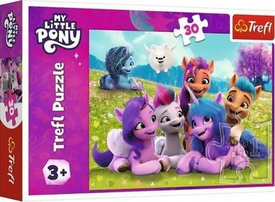 Puzzle Trefl My Little Pony Friendly Ponies, 30 pjesë, shumëngjyrësh