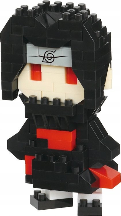 Set ndërtimi Nanoblock Kawada NBCC 138 Itachi Uchiha, 160 copa, Naruto Shippuden, i zi