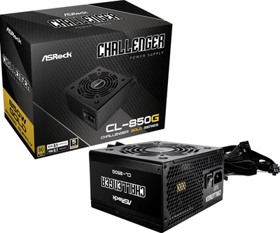 Furnizues energjie Asrock Challenger CL-850G, 850W, modular, i zi