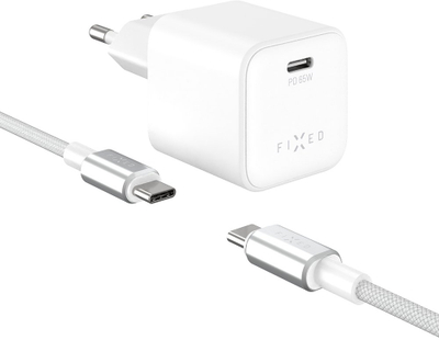 Karikues rrjeti Fixed Mini FIXCG65M-CC, 1x USB-C 65W PD, i bardhë