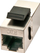 Adapter rrjeti LINDY 25999, RJ45 double coupler Cat.6, set 3 copë, i zi
