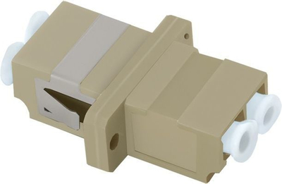 Adapter fibër optike Qoltec LC UPC, duplex, multimode, i gjelbër