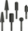 Set frezash për dru dhe metal HSS, bosht 6mm