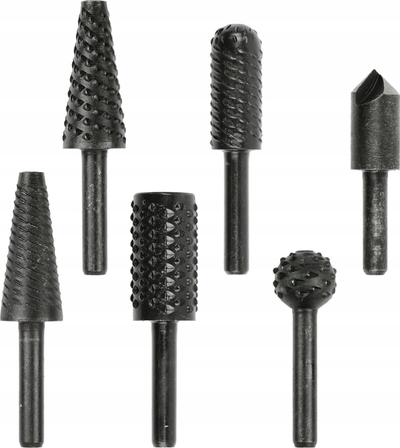 Set frezash për dru dhe metal HSS, bosht 6mm