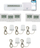 Set smart home EQ-3 Homematic IP, Access Point, 1 aktuator për ngrohje në dysheme, 5 aktuatorë radiatorësh, 5 termostate muri