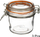 Set kavanozësh qelqi me kapak, 350 ml, 3 copë, transparentë