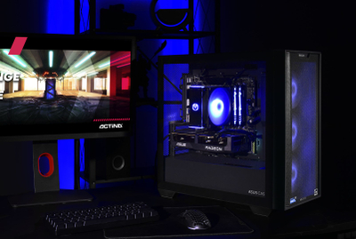 Kompjuter Actina, AMD Ryzen 5 5600, 16GB RAM, 1TB SSD, AMD Radeon RX 7600, i zi