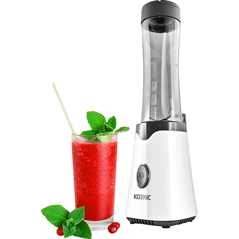 Blender KOENIC KBL 350 Mini-Standmixer / Smoothie Maker, 2x 600 ml, e bardhë/zezë