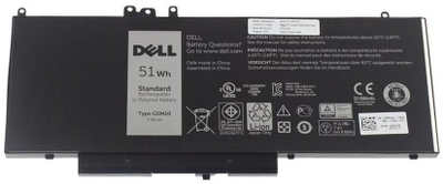 Bateri Dell për laptop, 4 cell, 51Wh, e zezë