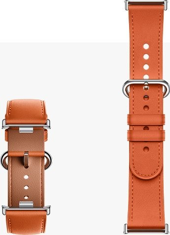 Rrip smartwatch Xiaomi Quick Release, lëkurë, universal, portokalli