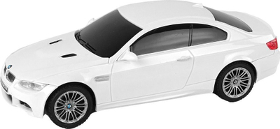 Makina me telekomandë Leantoys BMW M3, shkalla 1:28, drita funksionale, e bardhë