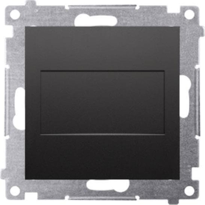 Kapak modular Kontakt-Simon Simon 54 DPS.01/49, montim me kthetra ose vida, i zi mat